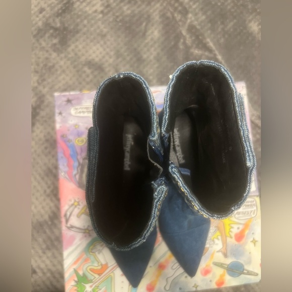 Jeffrey Campbell denim bootie. Worn one time, in box. - Picture 4 of 7